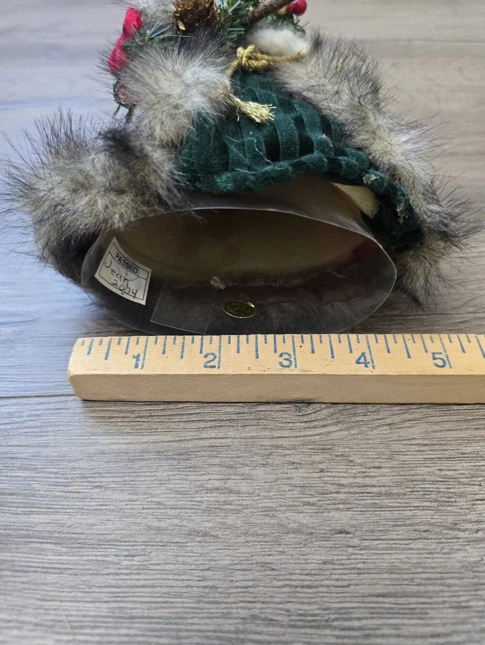 2004 Woodland Christmas Tree Topper Cabincore Cottagecore Collectible